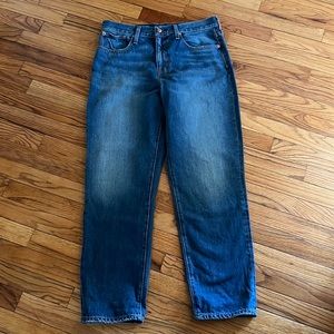 J Crew NWOT slouchy boyfriend jean women’s size 28 bright indigo wash